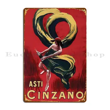 בציר יין צינזאנו מתכת סימנים פאב ציור התאמה אישית של המוסך מסיבת פח סימן פוסטר